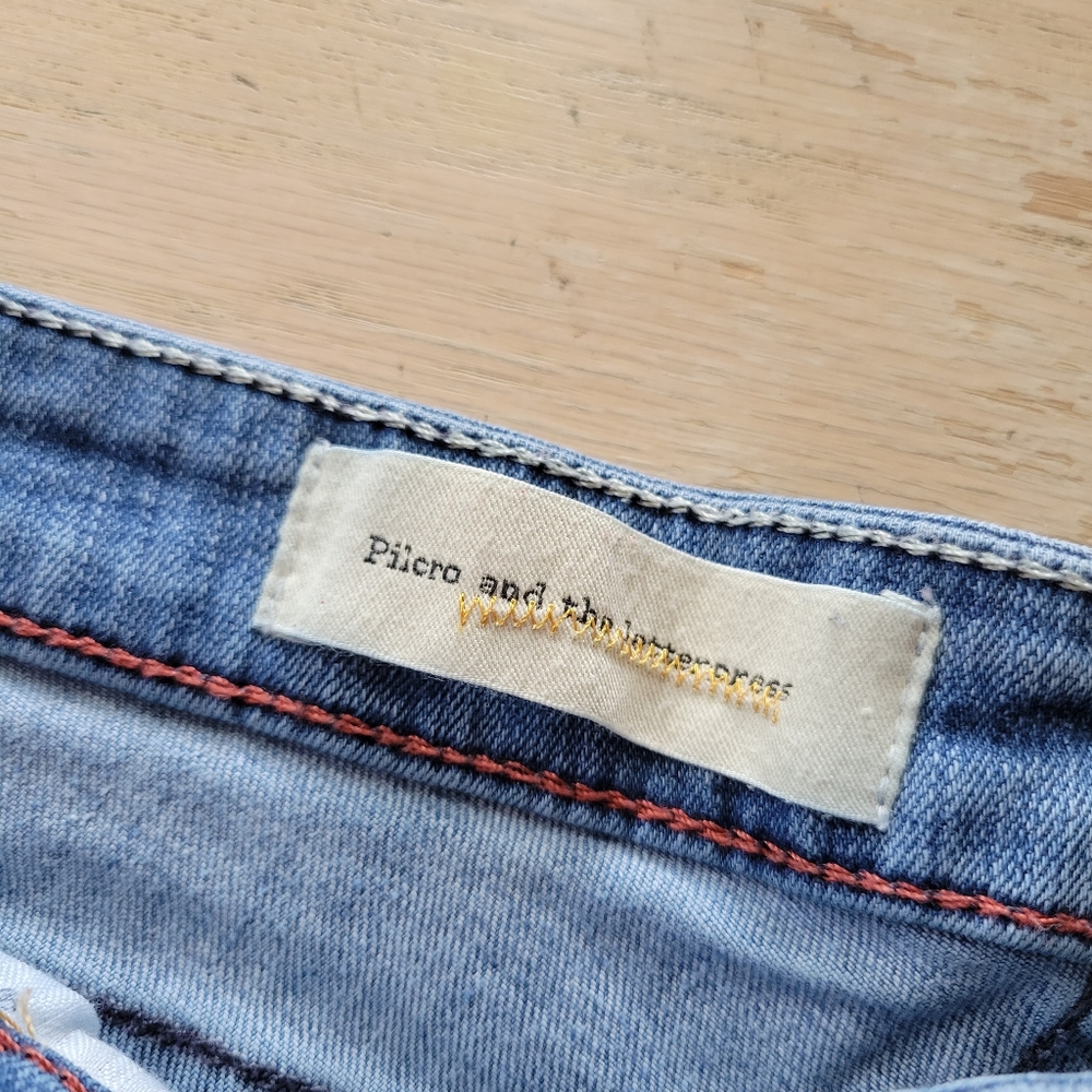 Pilcro and the Letterpress (Anthropologie) Jean shorts - Picture 5 of 12